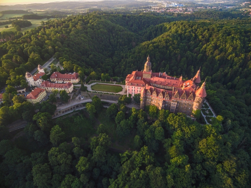 Ksiaz Castle from Wroclaw